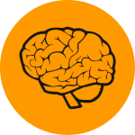 brain icon for coed adult scavenger hunt addison tx